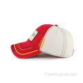 Casquette homme en sergé de coton avec patch imprimé